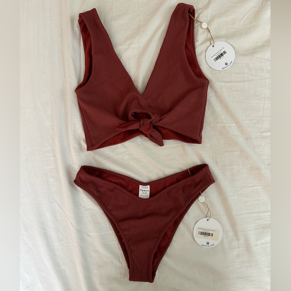 Montce swim bikini top and bottom